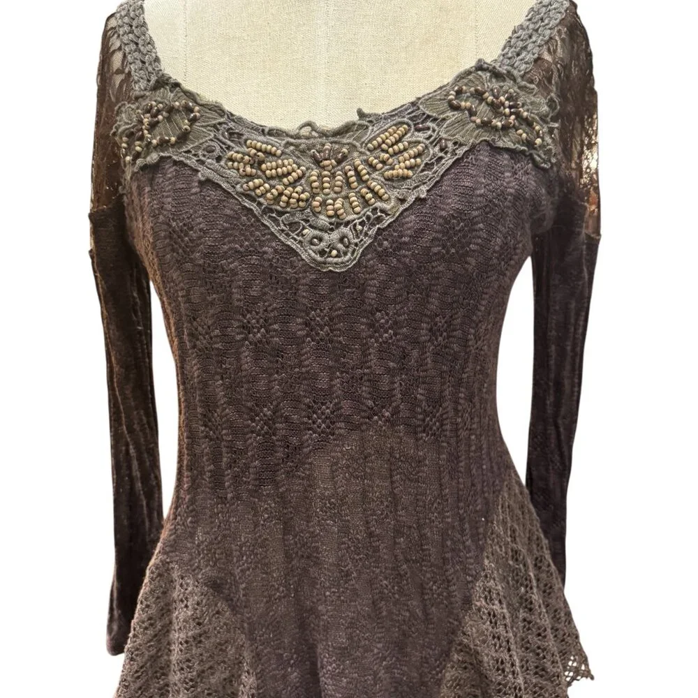 Pretty Angel Black Lace Midi Dress - Picture 2 of 4